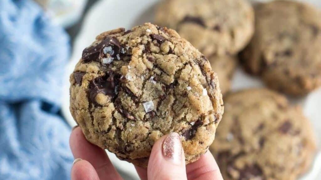 Vegan Chocolate Chunk Cookies.