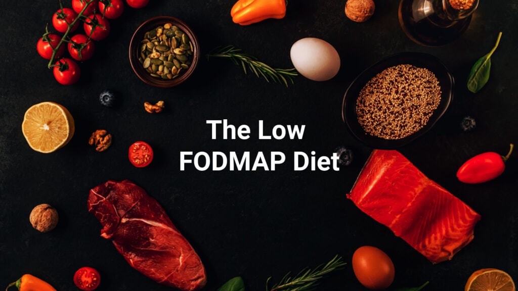 Food for low FODMAP diet. 