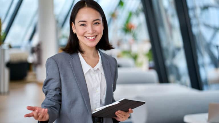 Young Asian businesswoman.
