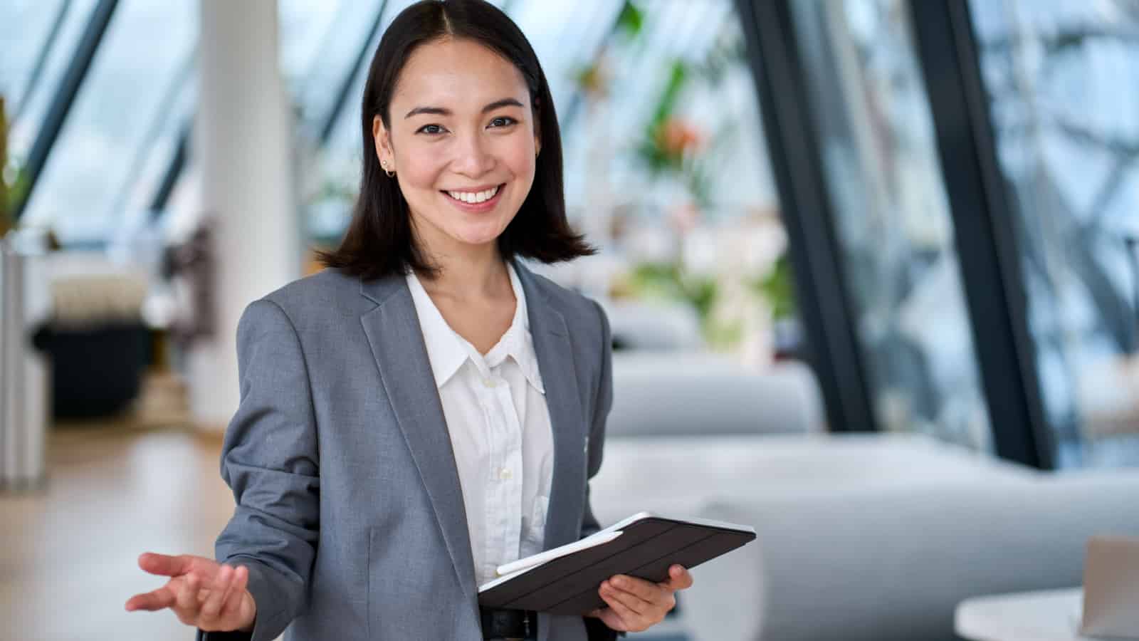 Young Asian businesswoman.