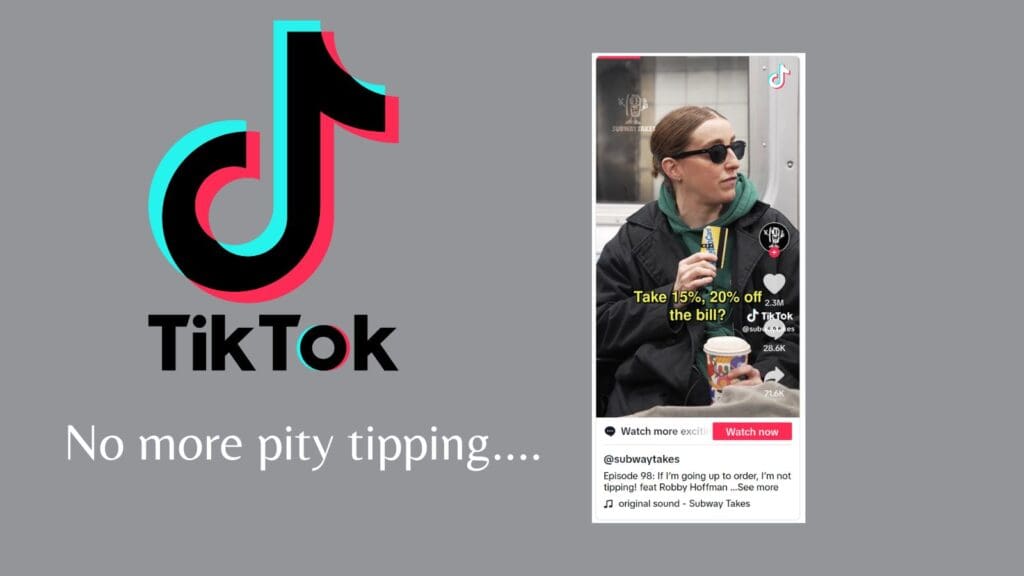 TIkTok No More Pity Tipping