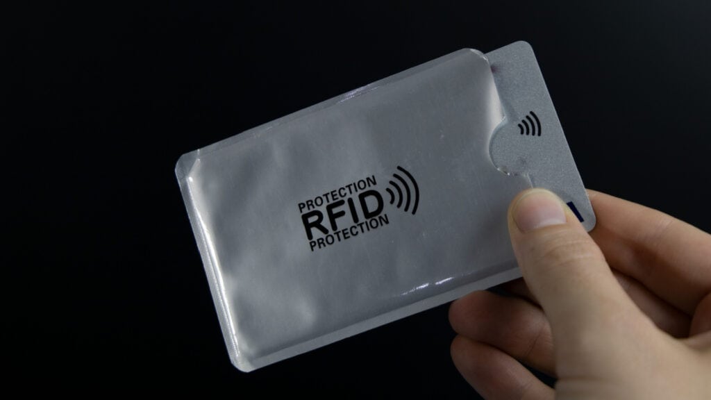 RFID sleeve.