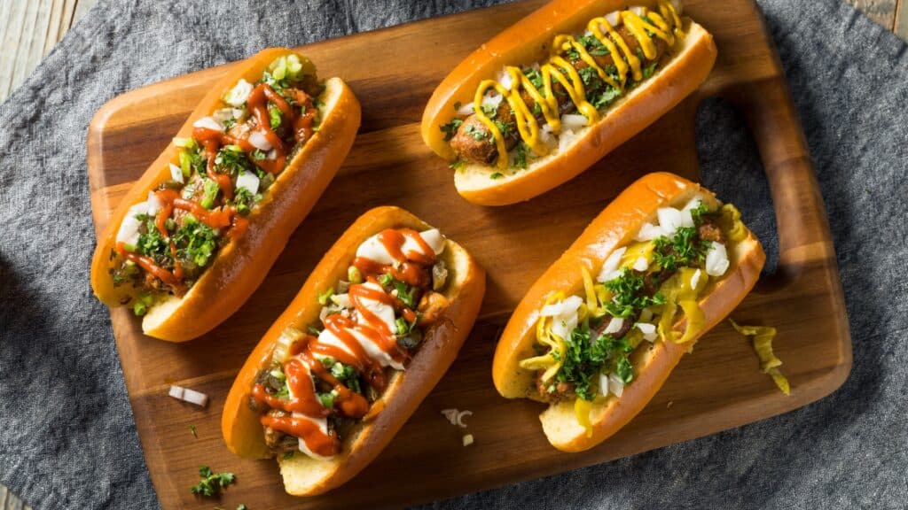 Vegan Hot dogs. .