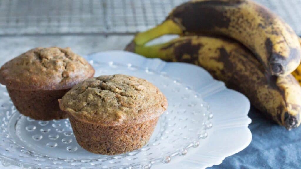 banana muffins.
