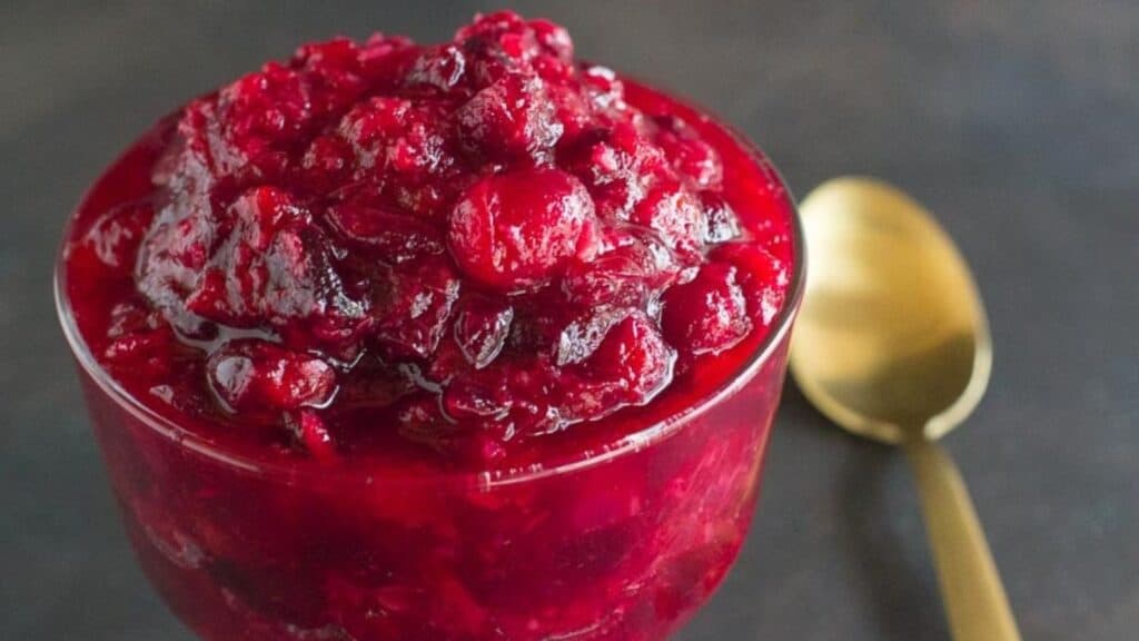 horseradish cranberry sauce.