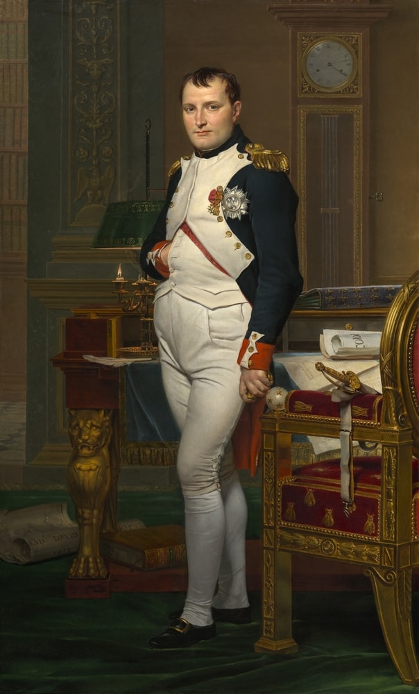 Emperor,Napoleon,In,His,Study,At,The,Tuileries,,By,Jacques-louis