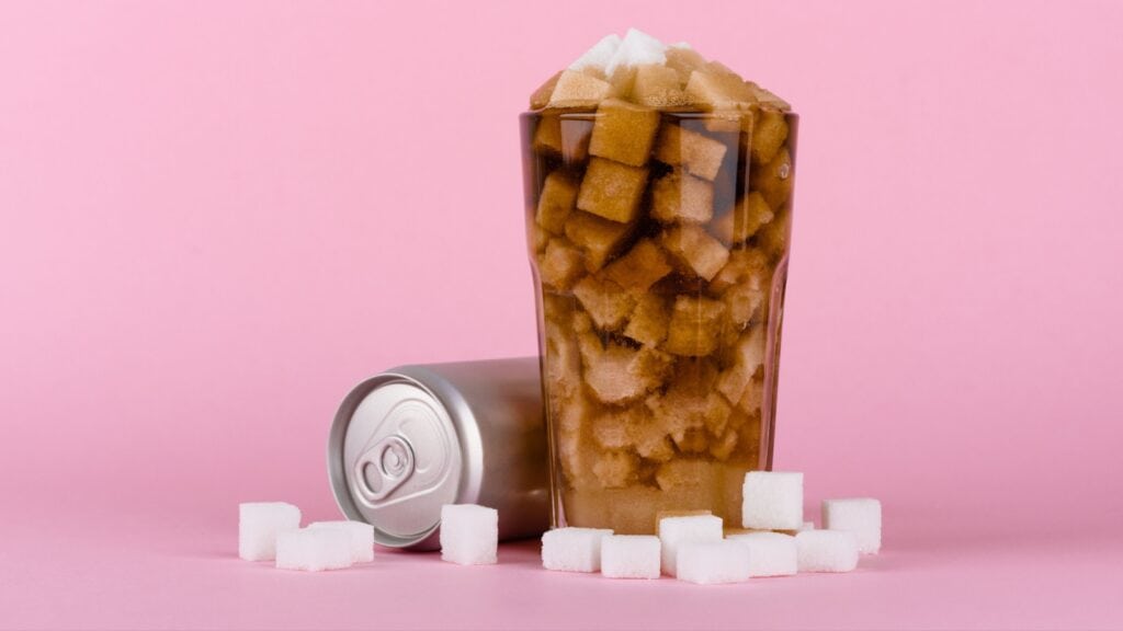 soda sugar concept.