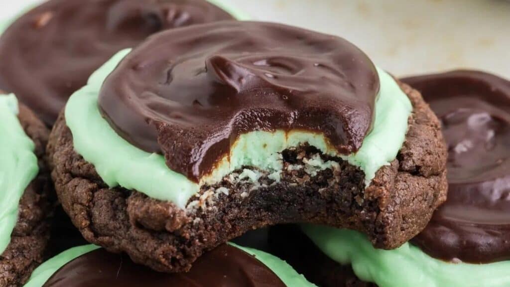 Grasshopper cookies.