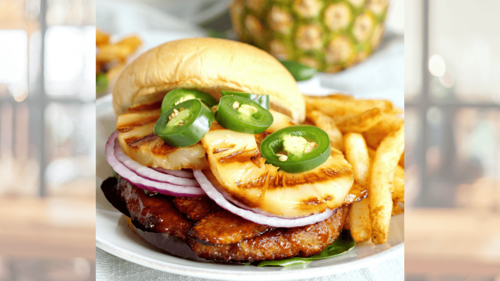 Aloha burger.