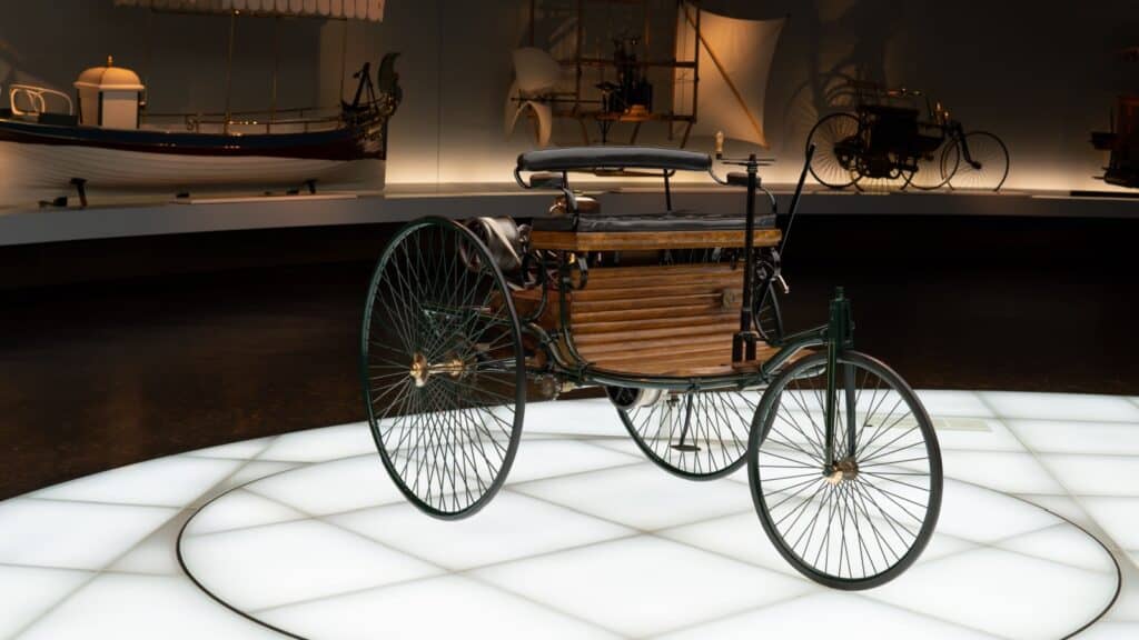 Early automobile. 