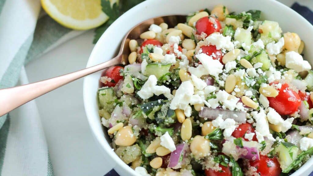 Amaranth salad.