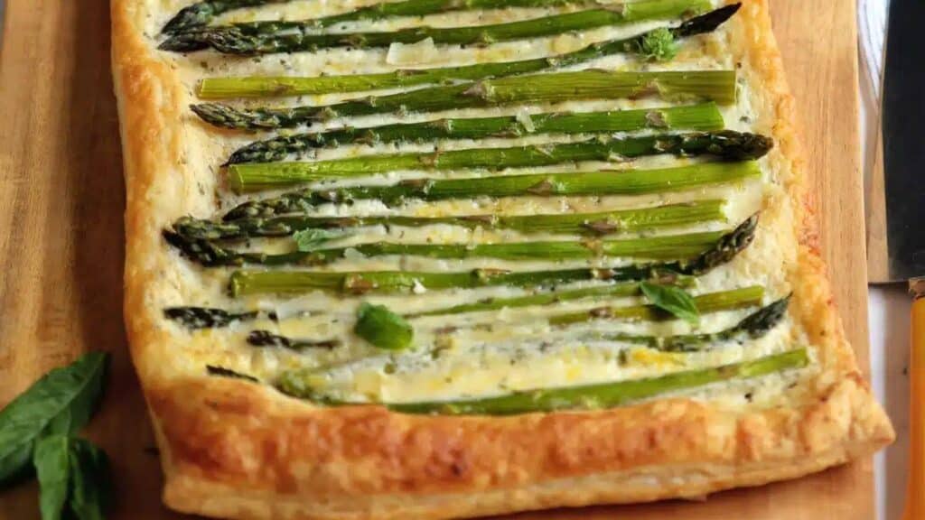 Asparagus Tart.