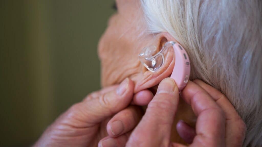 hearing aid. 