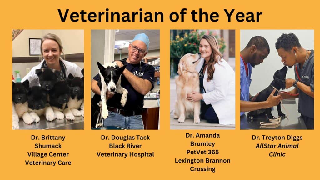 veterinarian of the year.