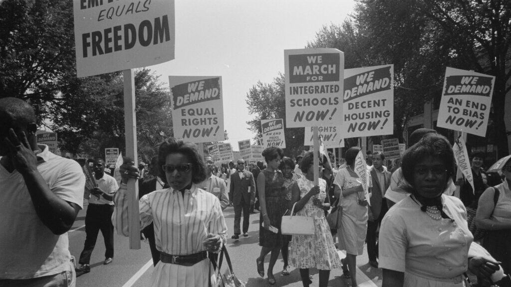 Civil rights protest 1960's