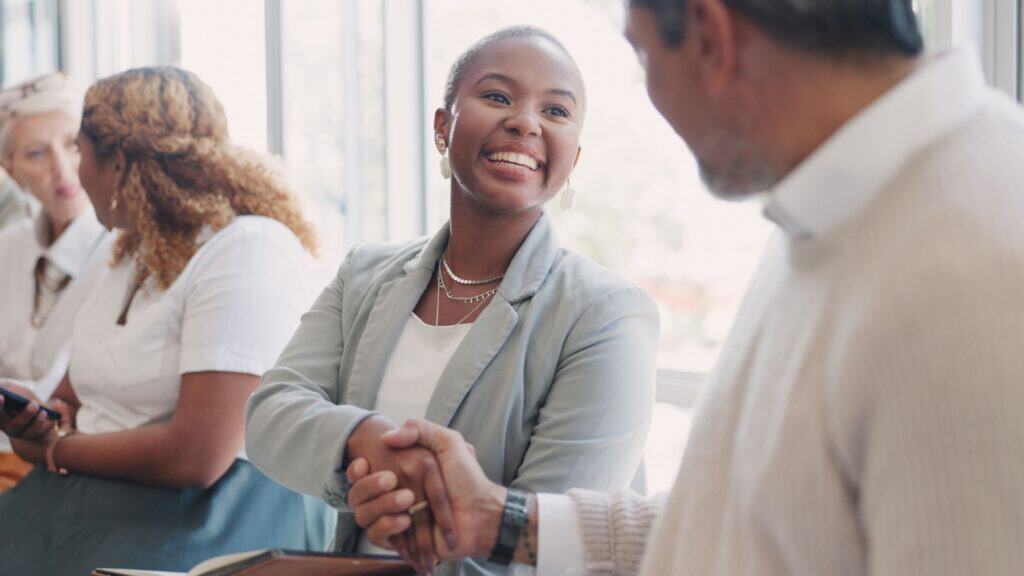 networking. Talking. shake hands. 