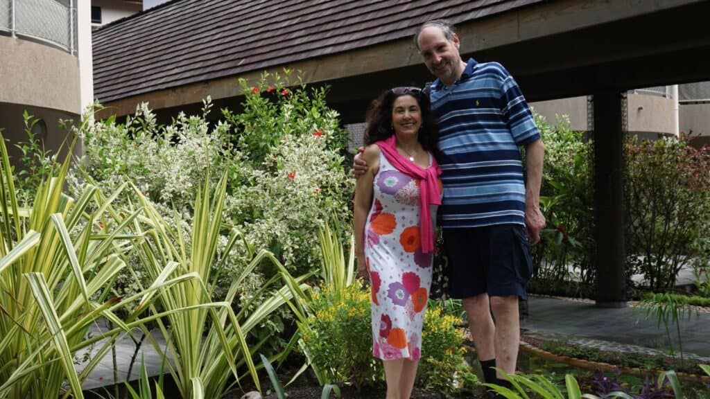 Ami Sands Brodoff and her husband Michael. Photo credit Ami Sand Brodoff
