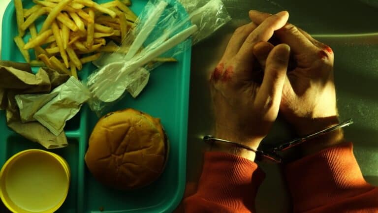 last meal. Jail.