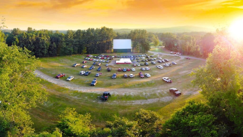 drive in theater.