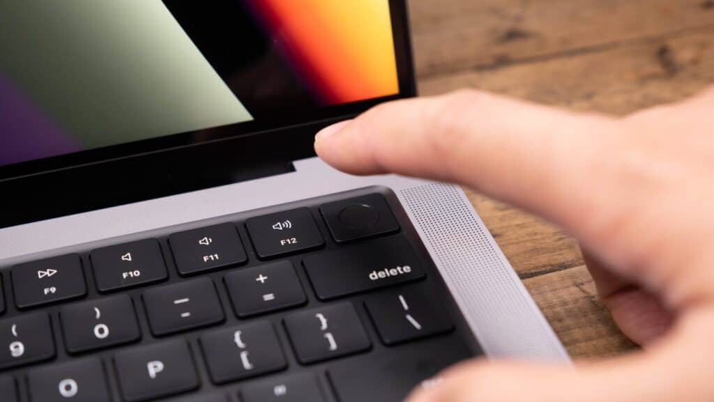 MacBook fingerprint security.