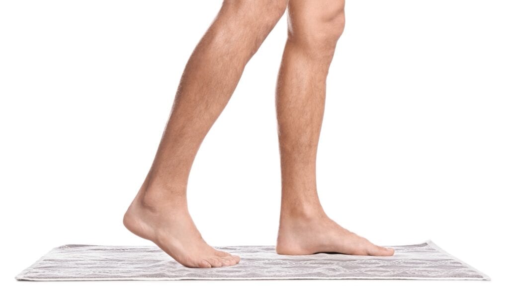 Man's legs.