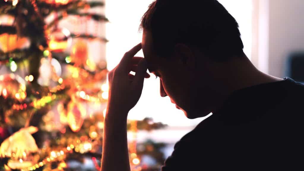 Upset at holidays.