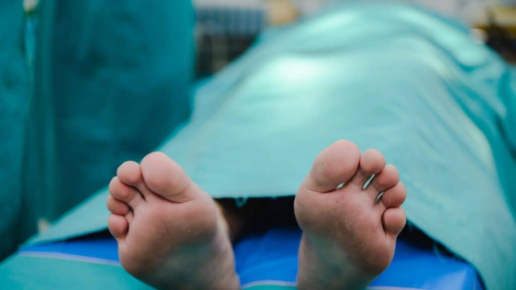 Dead body.