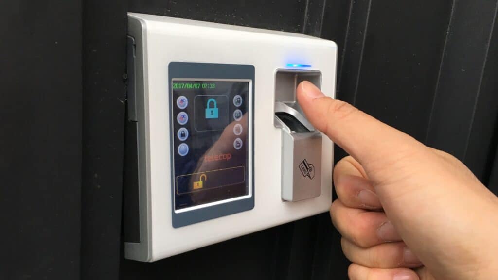 fingerprint security. 