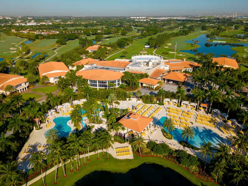 Doral,,Fl,,Usa,-,September,15,,2023:,Aerial,Photo,Trump