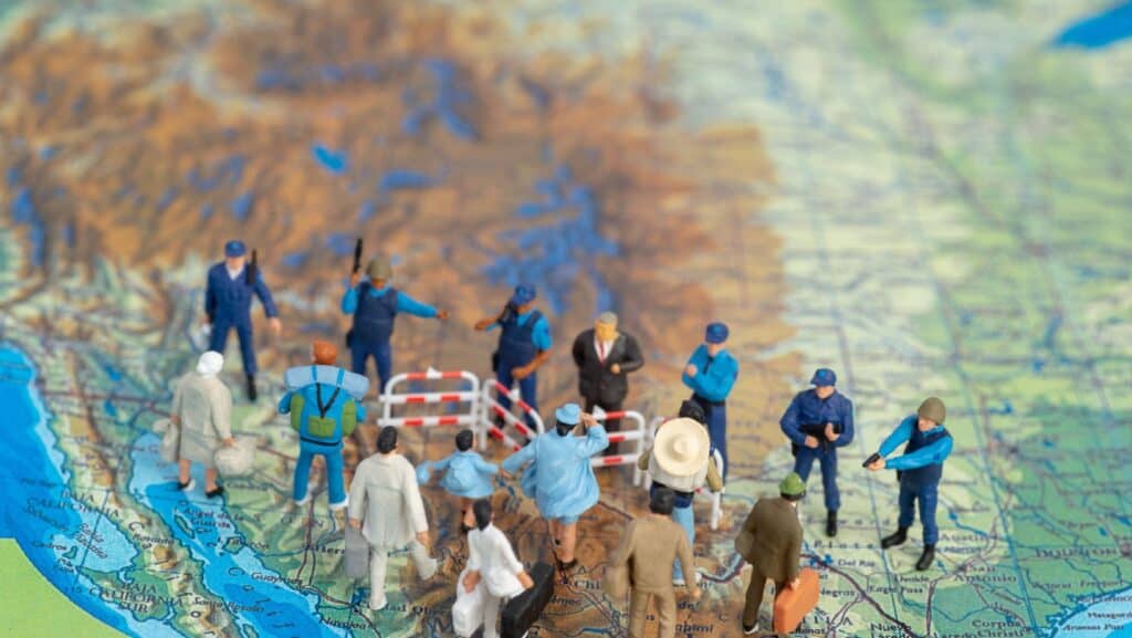 Border crossing.