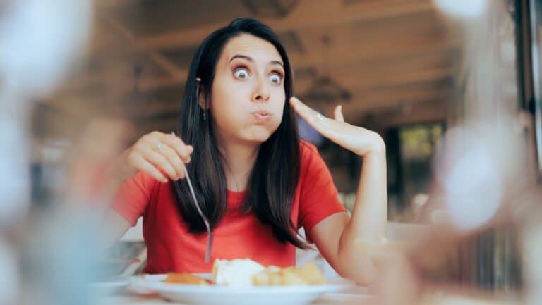 Eating spicy foods.