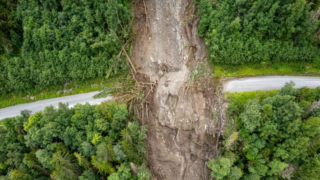 Landslide. 