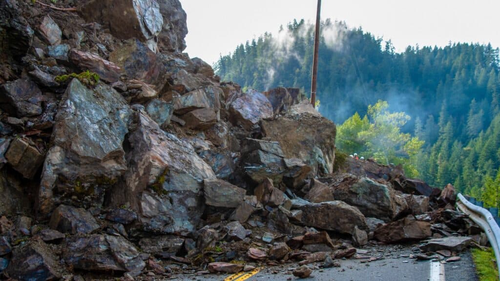 Landslide. 