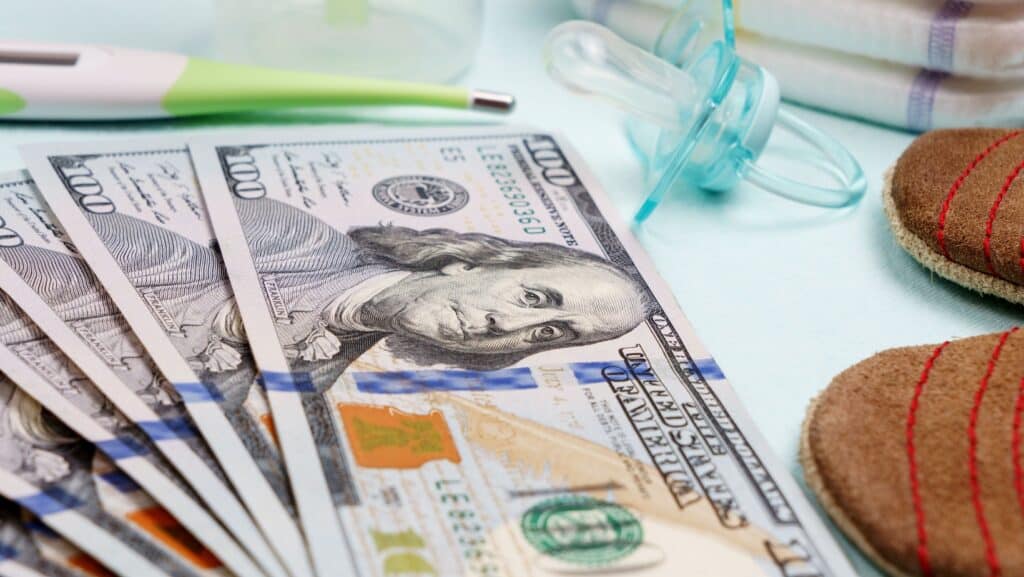 babies costing money.