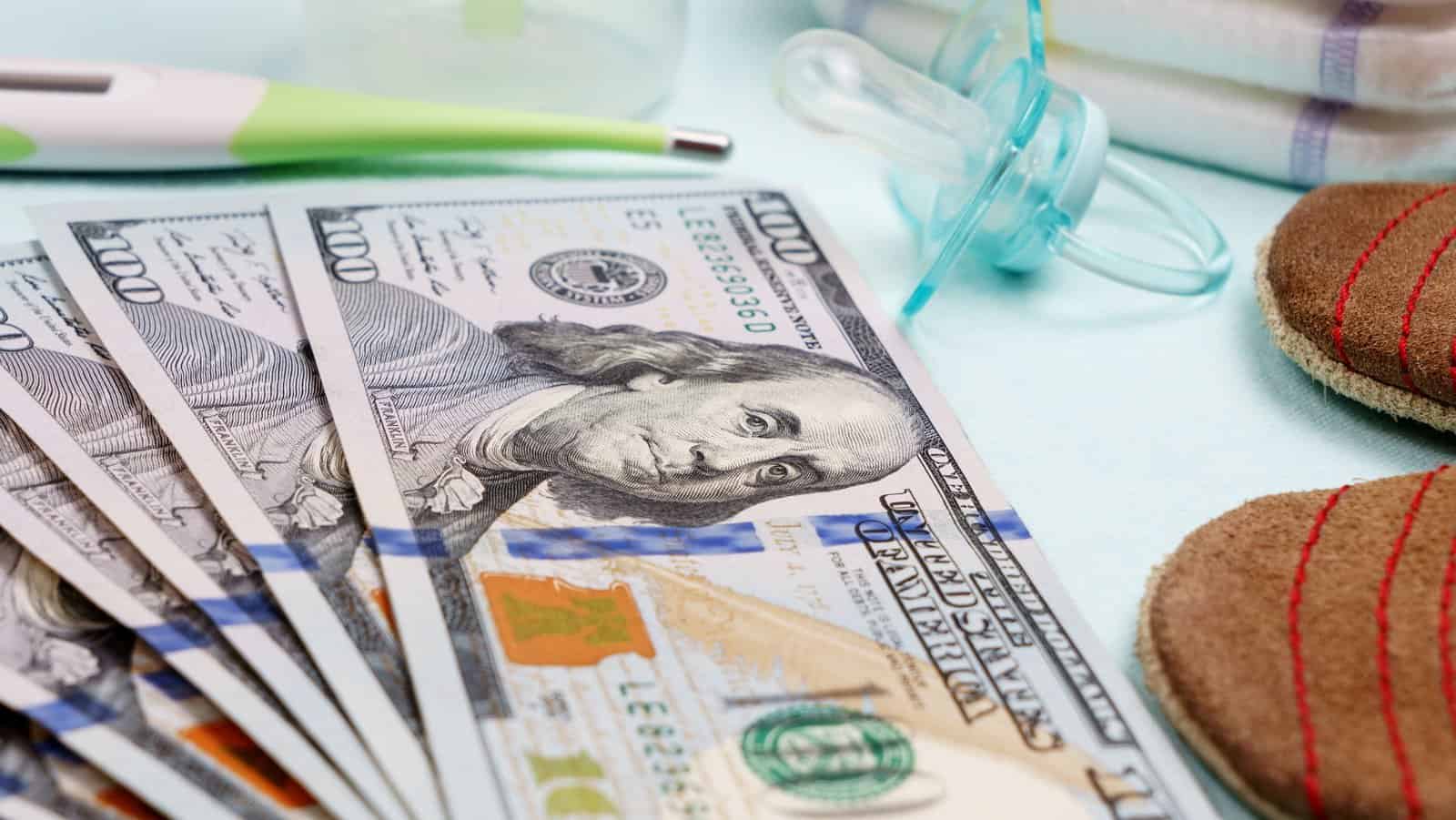 babies costing money.