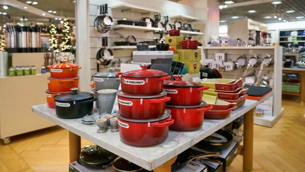 Enamel cast iron.