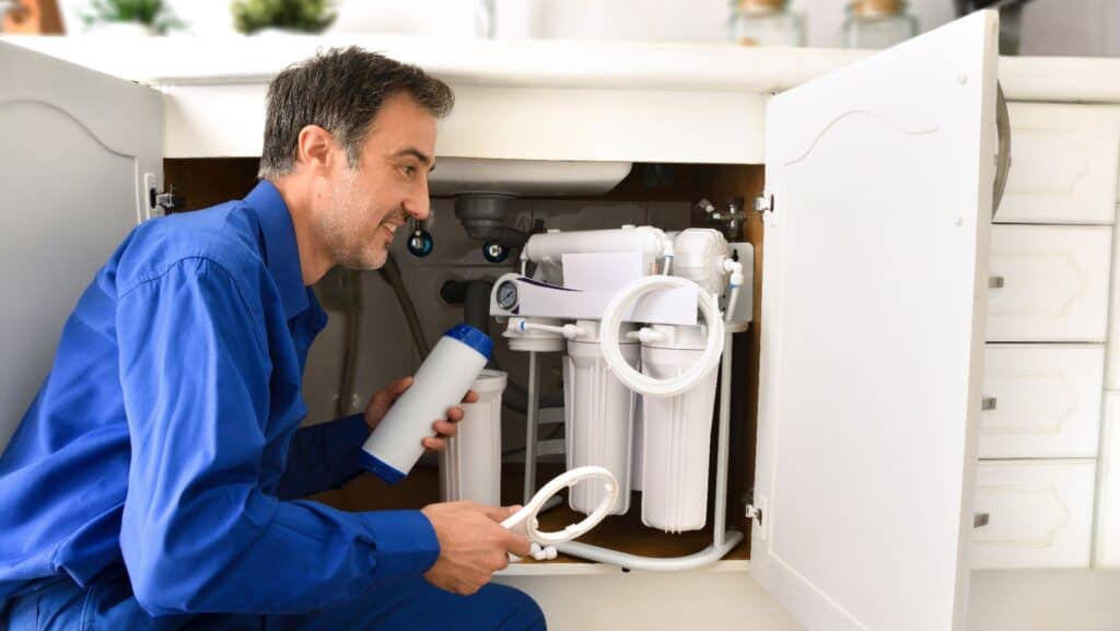 Home water filter system.