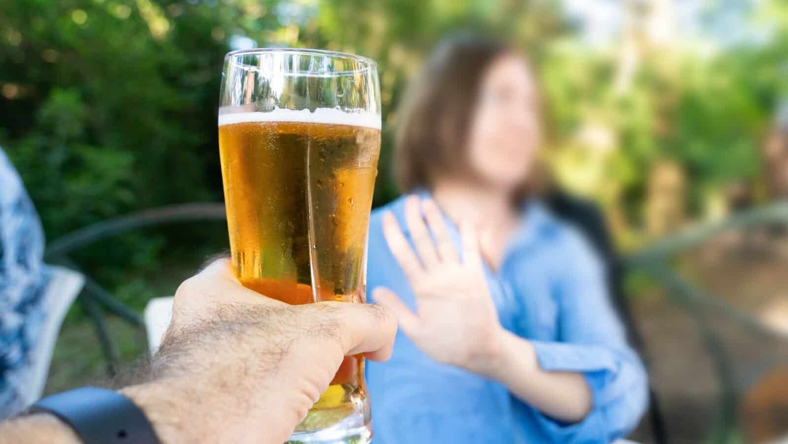 Say no to alcohol.