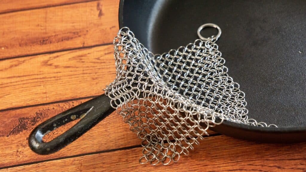 cleaning cast iron.