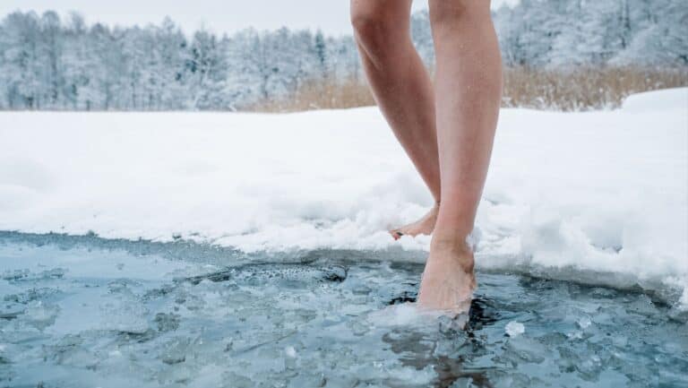 cold plunge.