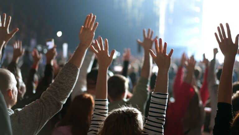 Cults. group. Crowd.