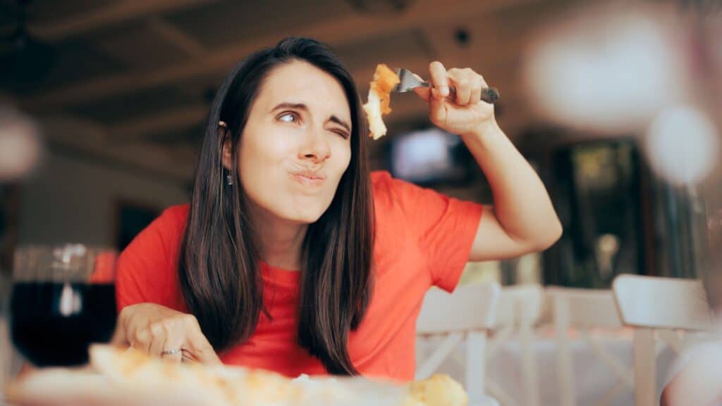 Over analyzing food.