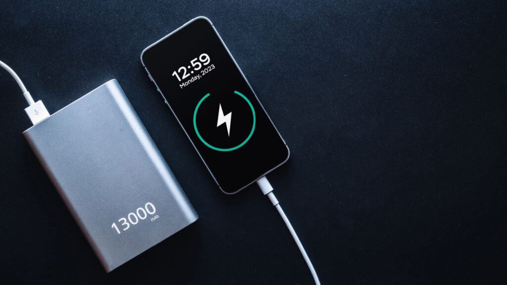 Portable charger.