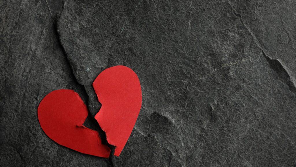 broken heart.