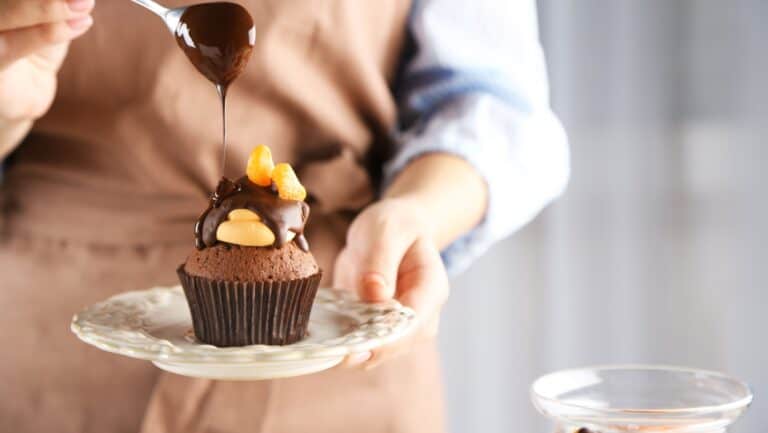 chocolate cupcake.