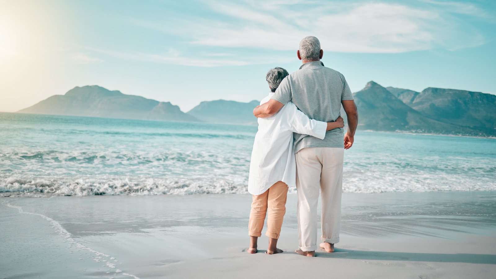 couple at beach.