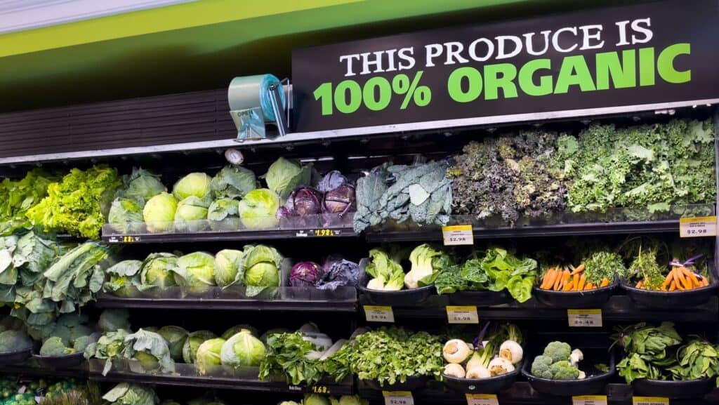 Organic produce.