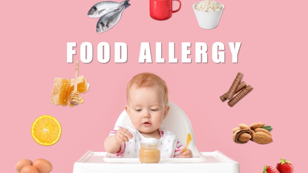 baby food allergy. 
