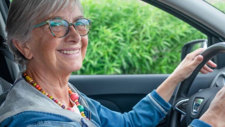 senior driving.