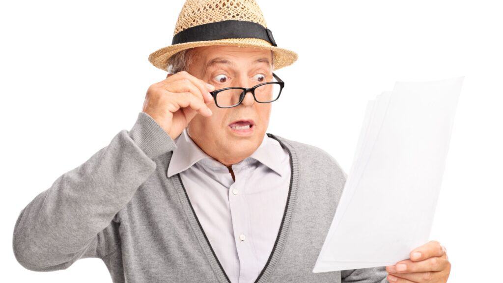 shocked senior.